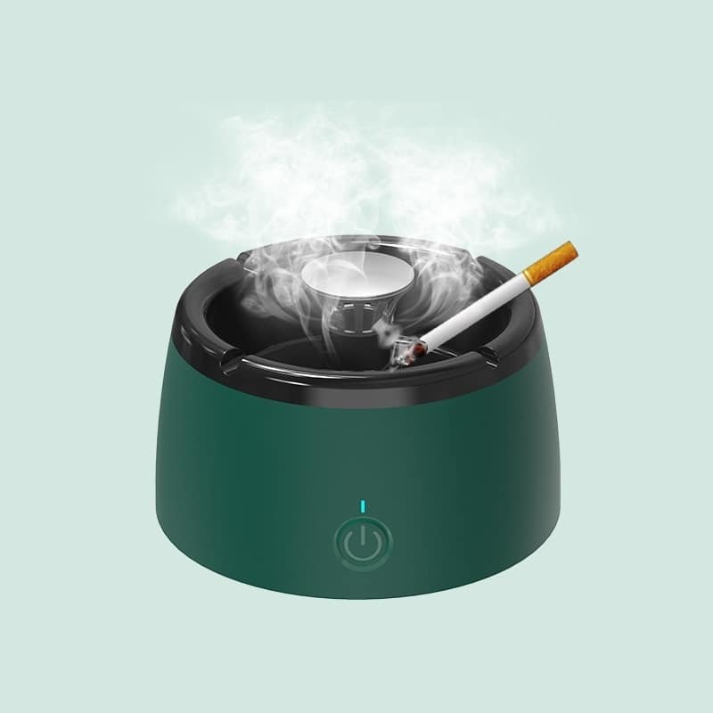 Smokeless Ashtray Air Purifier Negative Ion Filtering