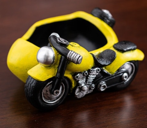 Cool Motorcycle Resin Ashtray