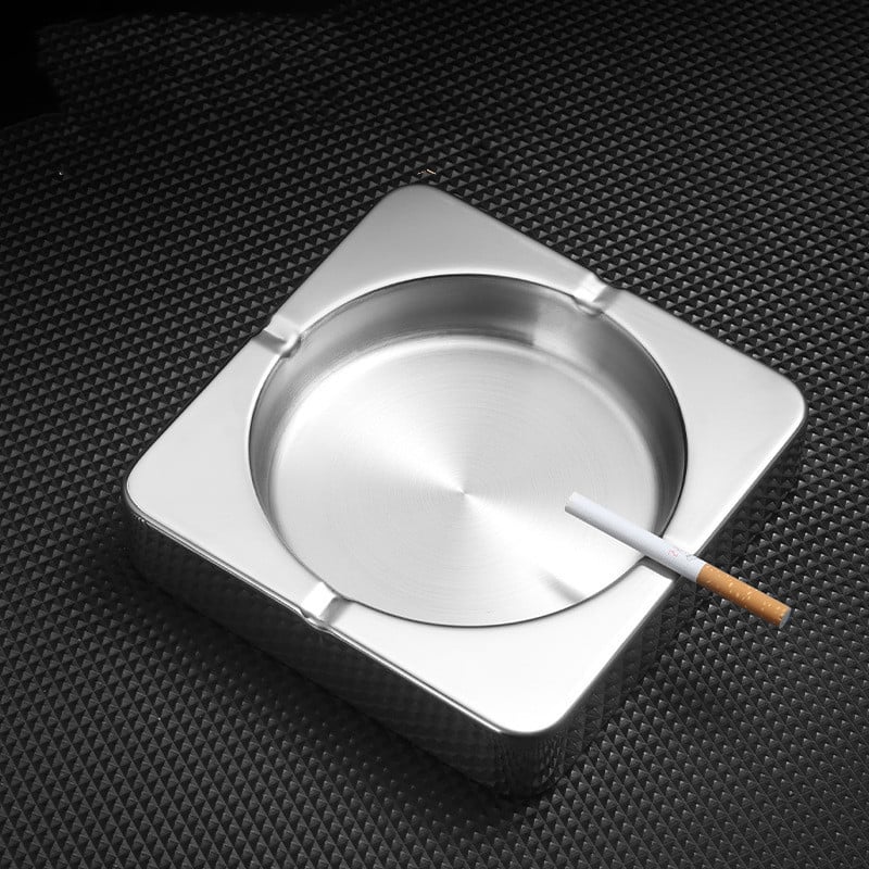 High Quality Sturdy Stainless Steel Ashtray