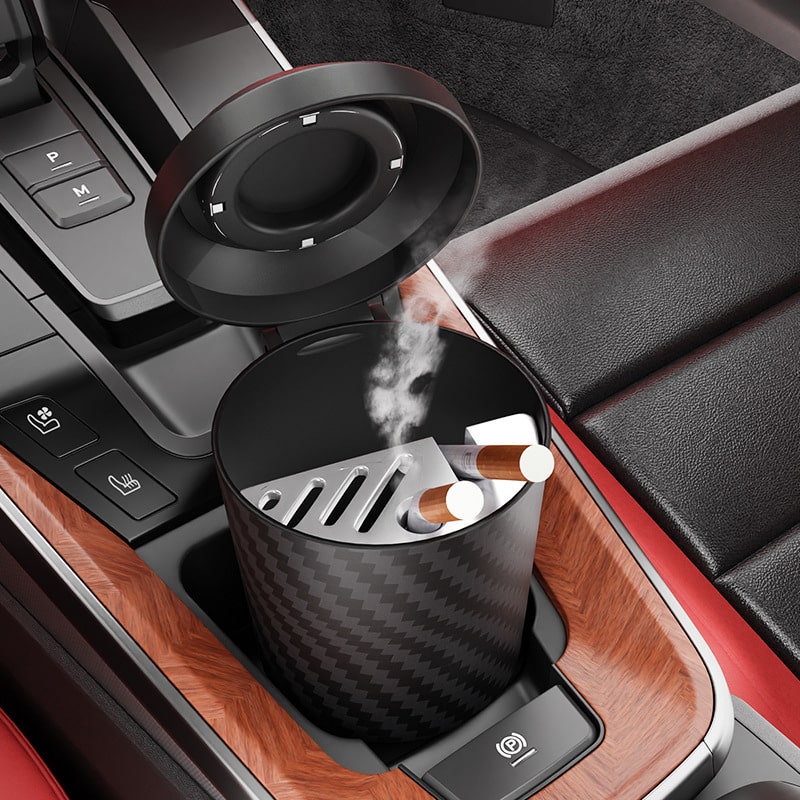 smokeless Car Ashtray With Lid